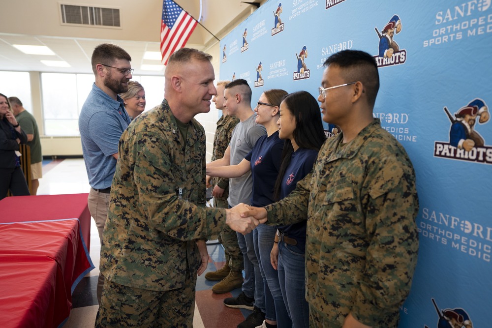 SFSD Celebrates Military Recruits