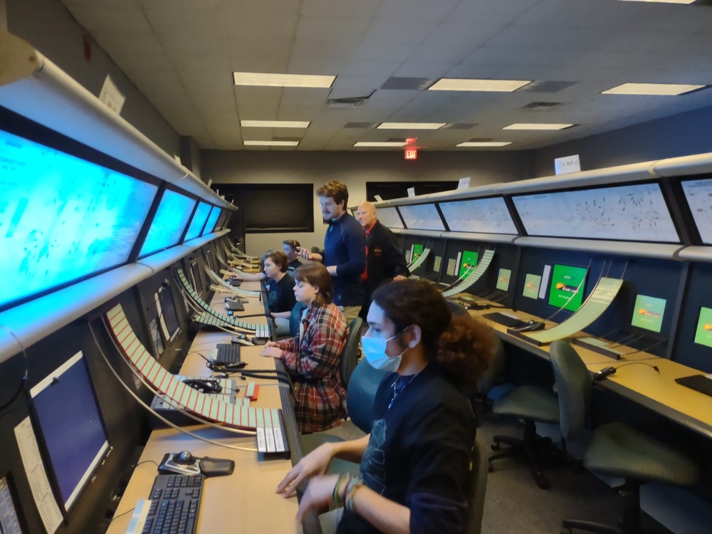 cte students at control center