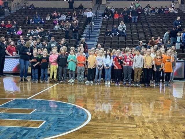 4th Grade singing the National Anthem | Harvey Dunn Elementary School